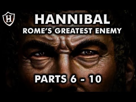 حنبعل (الأجزاء 6-10) ⚔️ أكبر أعداء روما ⚔️  الحرب البونية الثانية