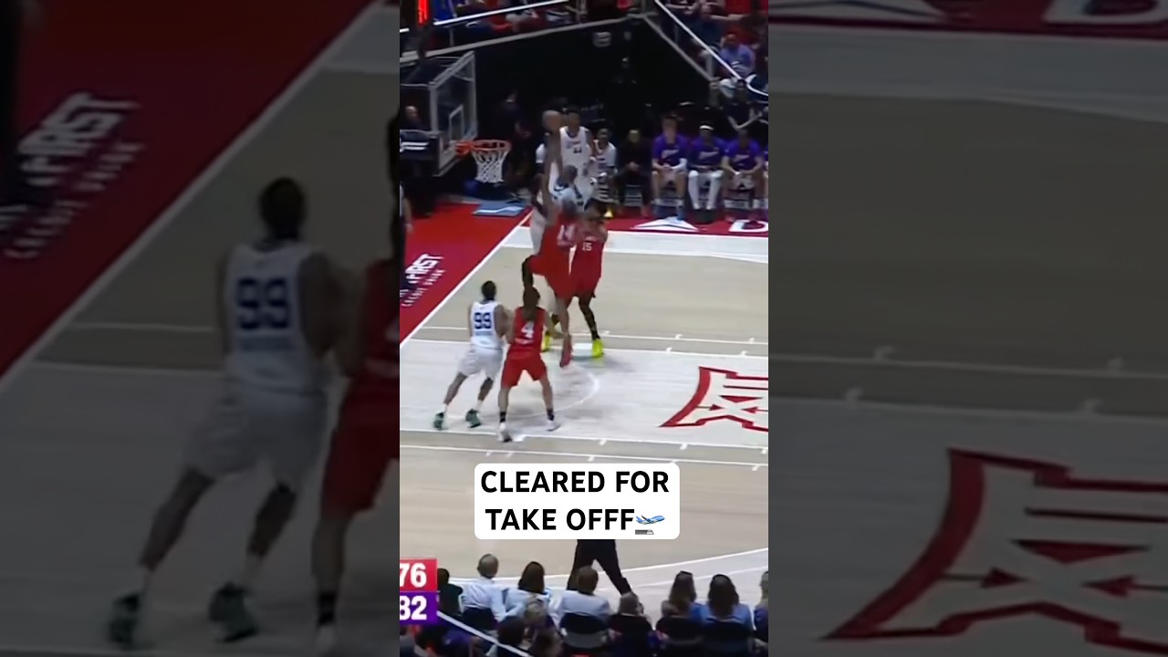 Cody Williams takes off for the poster!