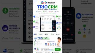 Leads aa rahi hain, but manage nahi ho rahi? TRIO CRM use karo