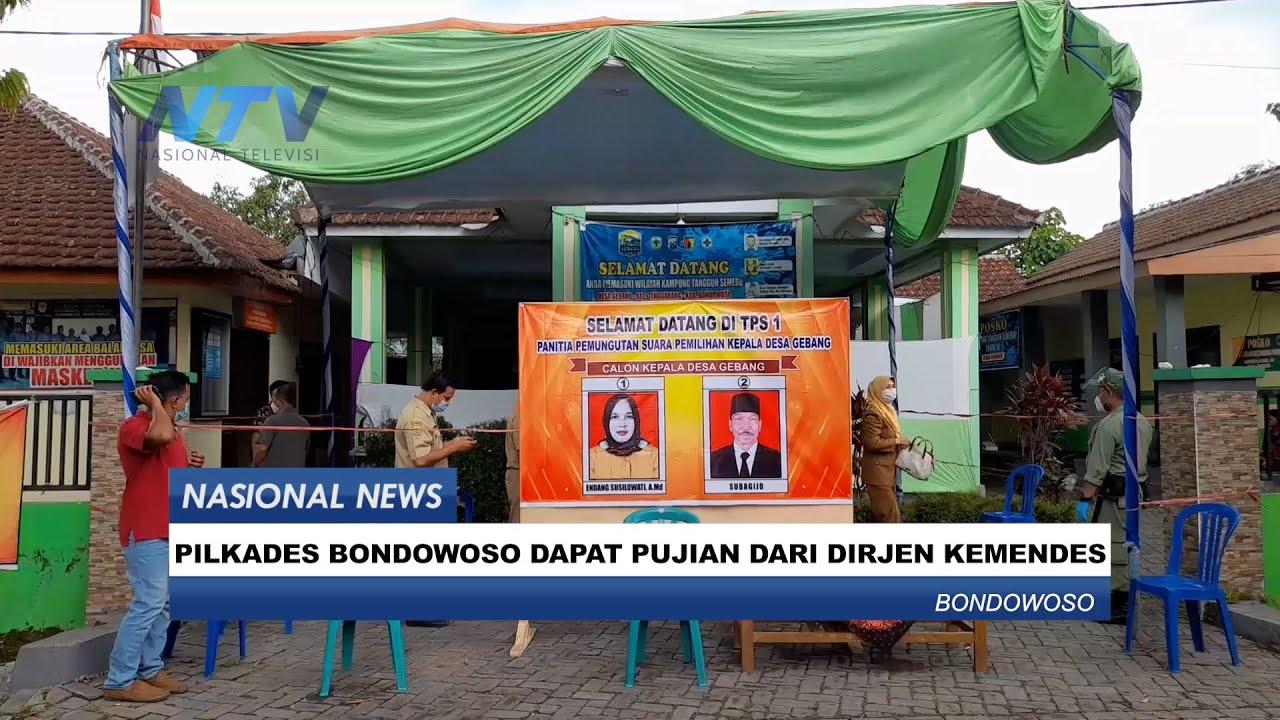 PILKADES BONDOWOSO DAPAT PUJIAN DARI DIRJEN KEMENDES