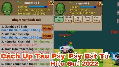 Ngọc Rồng Online l Cách Up Tàu Pảy Pảy Hiệu Quả Nhất 2022 Chỉ 10 Phút Lên 1tr5 Sức Mạnh l Thông BN
