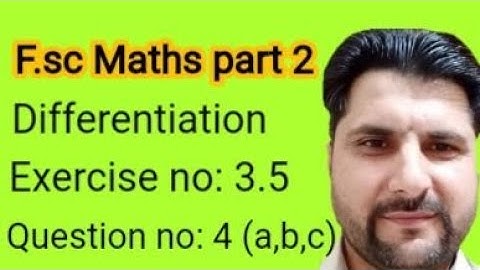 Class 12 Maths Chapter 3 Exercise 3.5 Question 4 | Derivative Class 12 Maths | Akhtar Alitv1