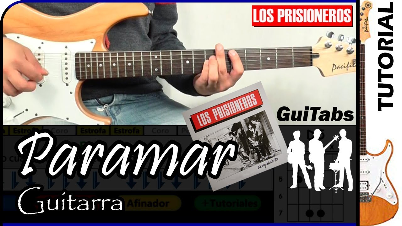 Cómo tocar PARAMAR 💔 - Los Prisioneros / Tutorial GUITARRA 🎸 / GuiTabs  #039 A - YouTube
