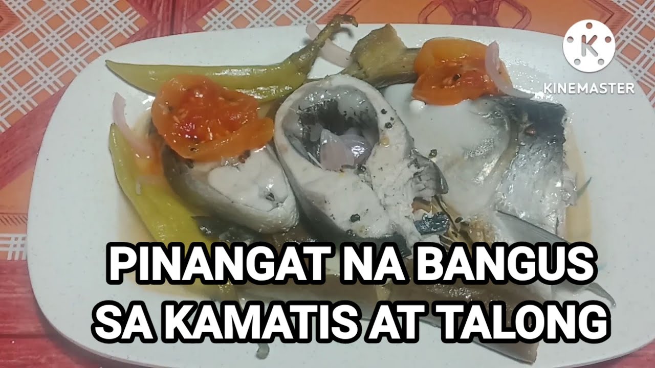 PINANGAT NA BANGUS SA KAMATIS AT TALONG 