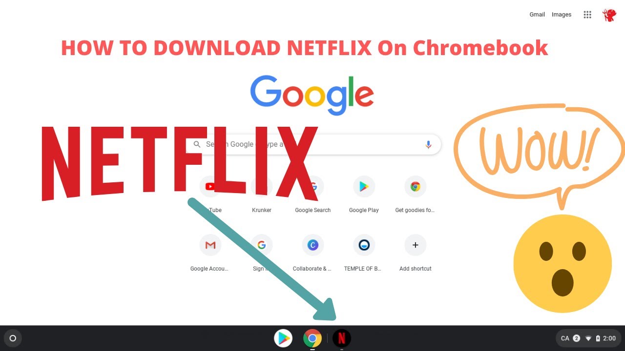 how to download Netflix on your Chromebook - YouTube