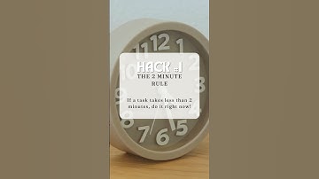 3 Quick Productivity Hacks You Can Do in 5 Minutes! #shorts