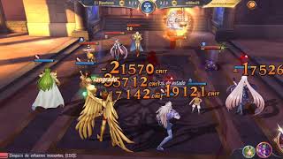 Pequeño Clip. Team Aioros Op Saint Seiya Awakening