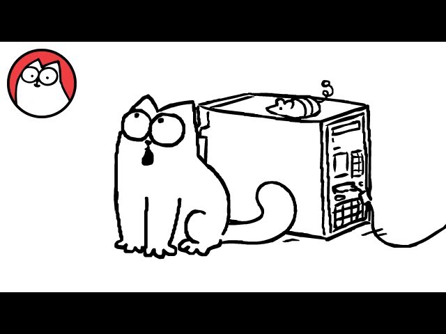Catsparella: Simon's Cat in Screen Grab