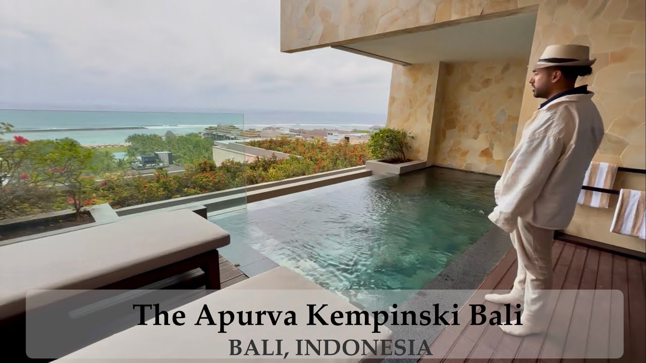 Обзор номера Cliff Private Pool Ocean Junior Suite в отеле Apurva Kempinski Bali на Бали, Индонезия.