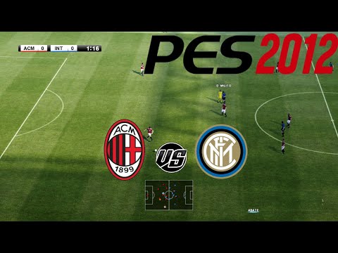Pro Evolution Soccer 2012 - AC Milan vs Inter Gameplay (1080p60fps)