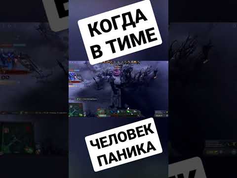 Видео: Когда в ТИМЕ человек паника #shorts #dota2 #дота2