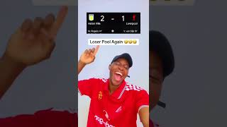 Liverpool vs Aston villa Man U fan#funny #fortnite #subscribe #comedy #premierleague