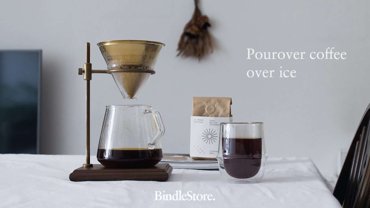 Making refreshing drip coffee over ice YouTube