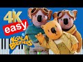 The koala brothers theme song easy beginner piano tutorial 4k