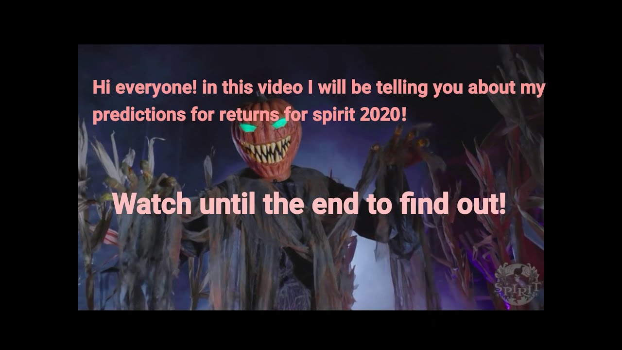 My Predictions For Spirit Halloween 2020 Youtube - spirit halloween 2020 roblox predictions youtube