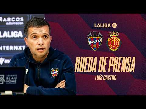 RUEDA DE PRENSA de LUÍS CASTRO previa al encuentro ante el RCD MALLORCA (J37) — football video