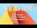 New Jack Swing Jam For【Guitar】G minor 112bpm No Guitar BackingTrack