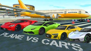 Extreme Car Driving Simulator  Cars  Vs Aeroplane 