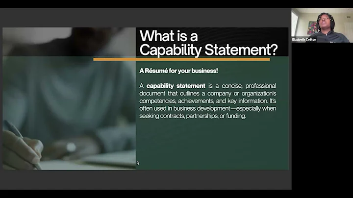 How to Create a Capability Statement for Government Contracts