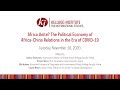 Africa Unite? The Political Economy of Africa-China Relations in the Era of COVID-19