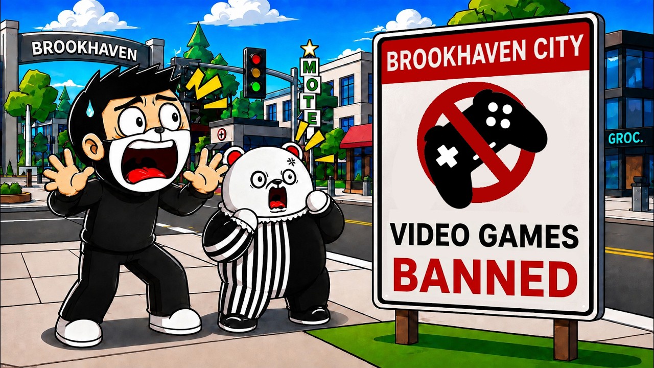 เมืองนี้ห้ามเล่นเกม 🏡 Brookhaven RP