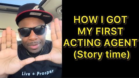 How I got my first acting agent (Story Time) StephMakeMovies