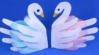 DIY paper crafts Paper swan