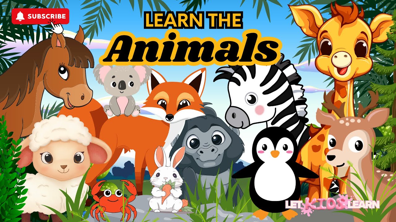 Learn the Animal Names | Animals | Name of Animals | Animal Sounds | Ms ...