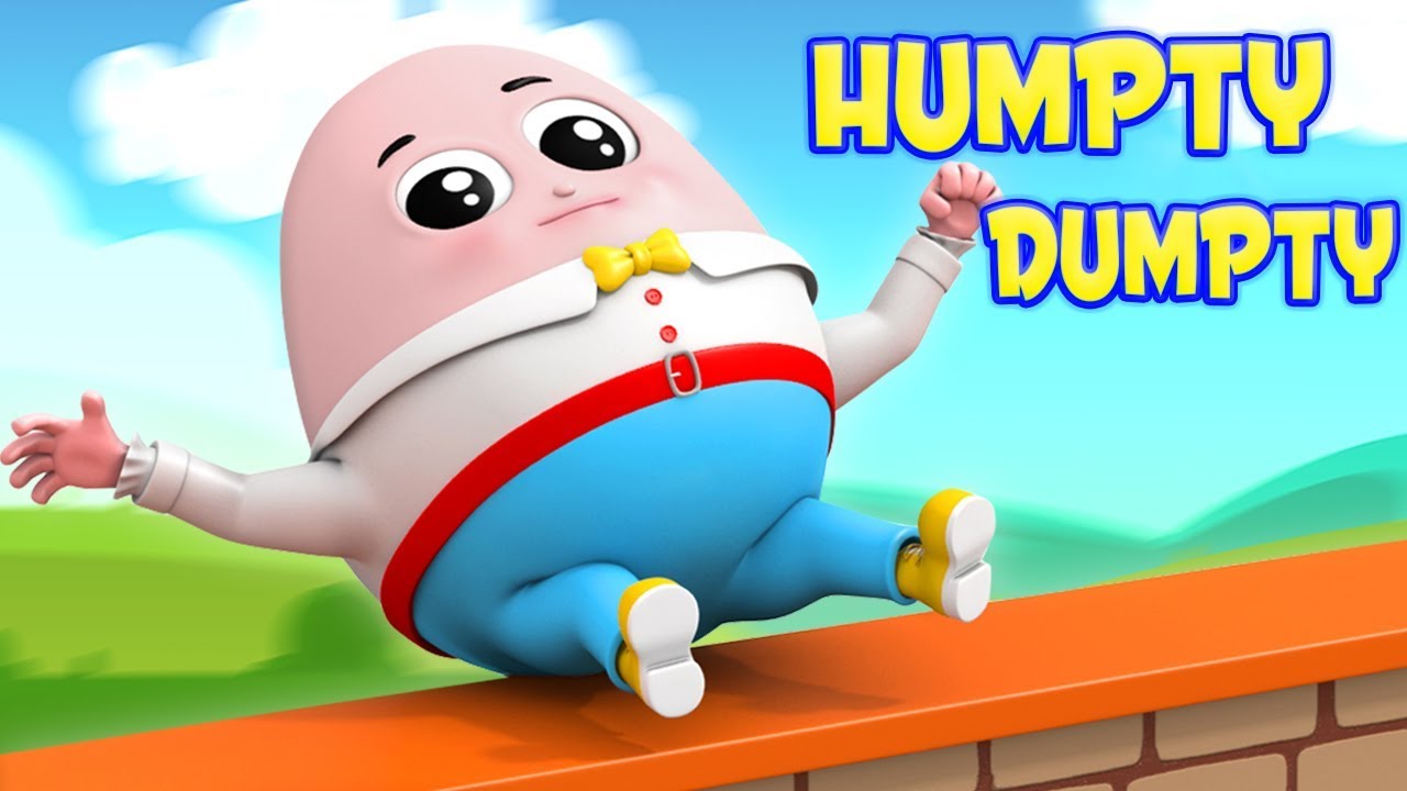 Humpty Dumpty | Popular Rhymes For Kids | Preschool Children Songs ...