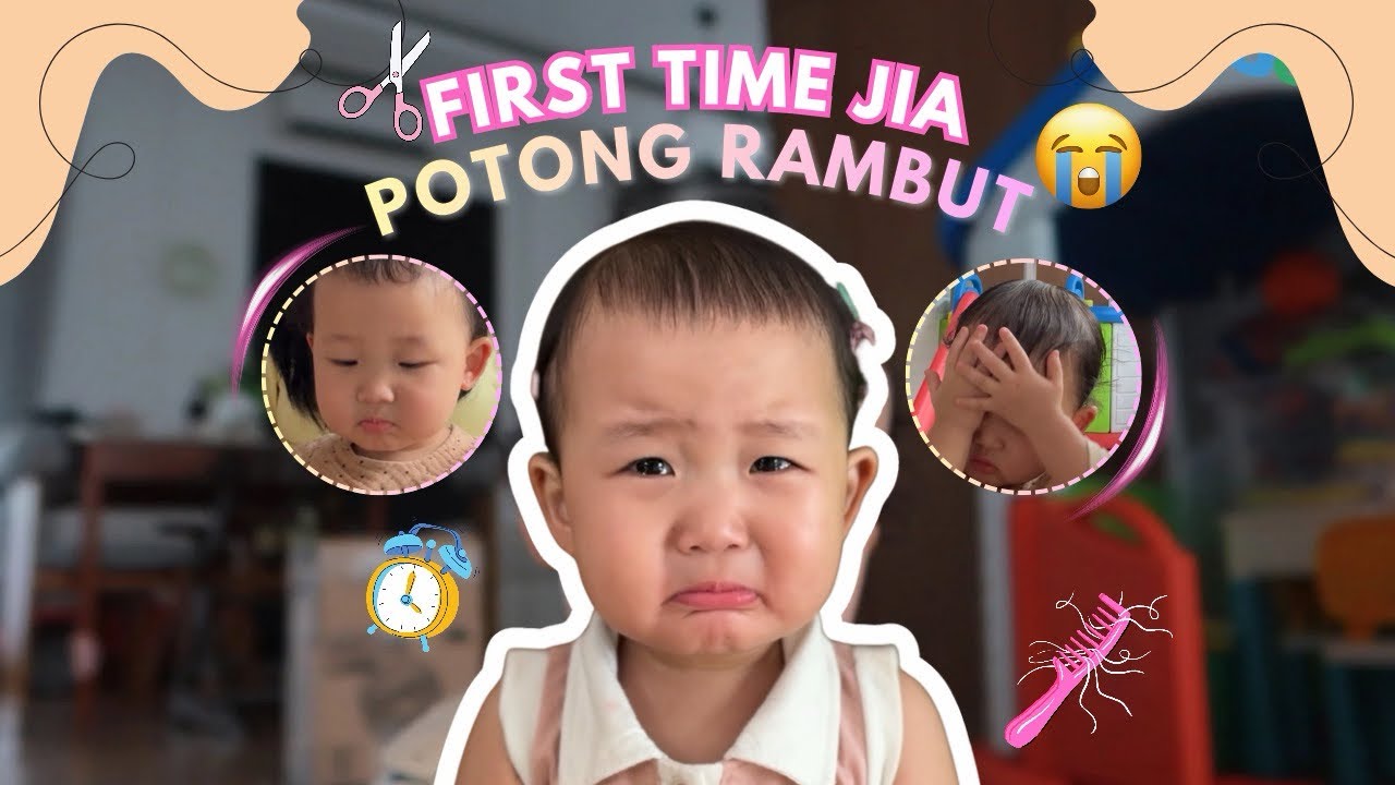 PERTAMA KALI POTONG RAMBUT JIA  DI RUMAH! SALON BY EOMMA 🤣