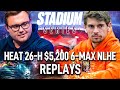 Stadium Series HEAT 26-H $5k Aggro Santos | CrownUpGuy | C. Darwin2 Final Table Poker Replays