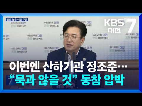Now Targeting Affiliated Agencies... "Will Not Tolerate This," Pressuring for Alignment / KBS 09/...
