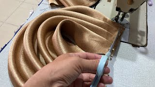 How to make swags curtains finished #tutorialgordenchannel