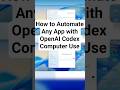How to Automate Any App with OpenAI Codex Computer Use