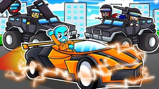 Coche de PRISIONERO VS Coche de POLICÍA en Roblox Driving Empire! screenshot 5
