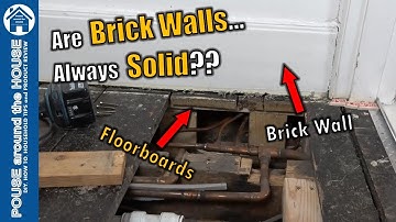 Are brick walls always solid? Victorian brick wall construction. Load bearing walls or not?!!