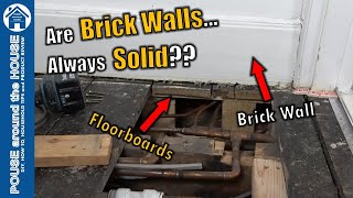 Are Brick Walls Always Solid? Victorian Brick Wall Construction. Load Bearing Walls Or Not?