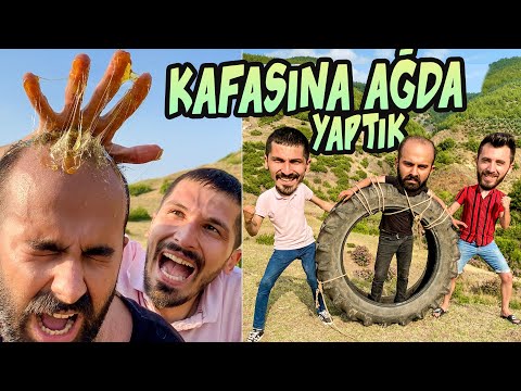 KEL AHMETE DEV PUSU | KAFASINA AĞDA YAPTIK