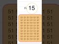 Challenge yourself to spot 15 in 6 seconds #challenge #ytshorts #iqtest #yt #fun #puzzle