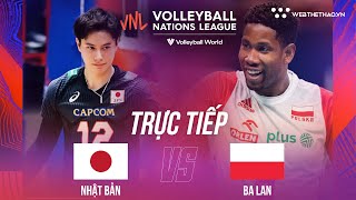 🔴TRỰC TIẾP | NHẬT BẢN vs BA LAN | Tuần 3 Giải bóng chuyền nam Volleyball Nations League 2023