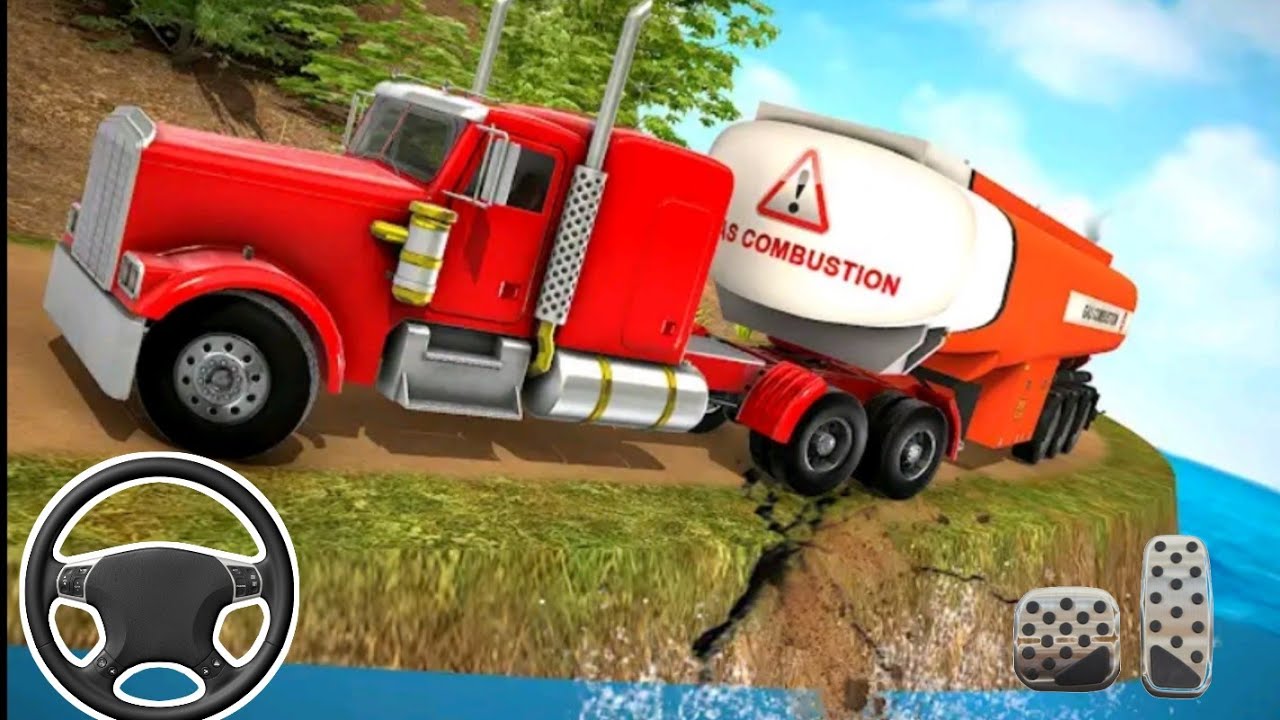 oil tanker truck driver 3d//free truck games 2021 YouTube