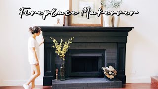 Extreme Fireplace Makeover EP. 3 | DIY Custom Built Fireplace Mantel & Surround, Simple Yet Elegant