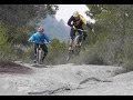 Fabien Barel and Florian Nicolai ride their enduro back garden