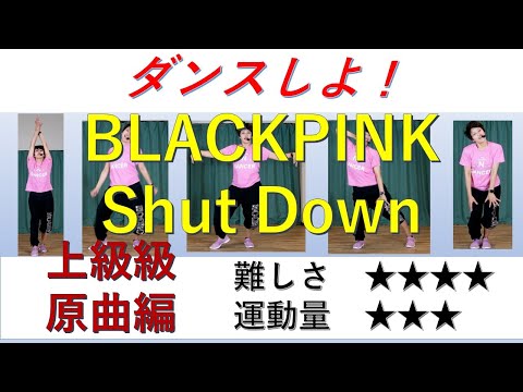 BLACKPINK Shut Down　ダンス　上級原曲編　インストラクター和加　danceGI (dance gradually improves)