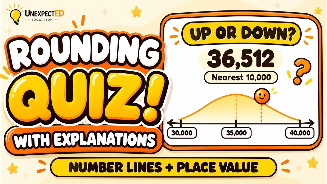 Learn to Round Whole Numbers Quiz! - YouTube