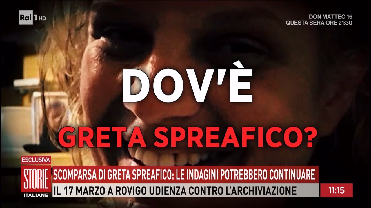 Greta Spreafico, resta aperto il caso della cantante scomparsa - Storie italiane 05/02/2026