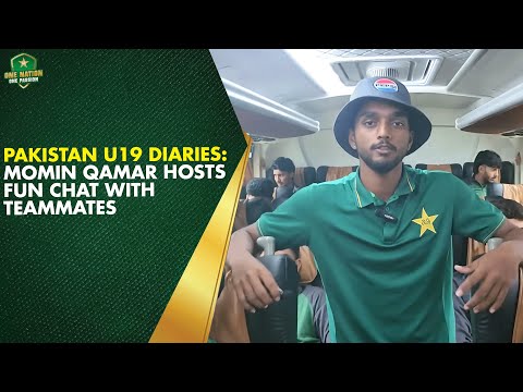 Pakistan U19 Diaries: Momin Qamar hosts fun chat with teammates 🎙️🚌 | PCB | MA2K