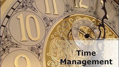 Time Management Powerpoint Content (Sample) New @ReadySetPresent.com