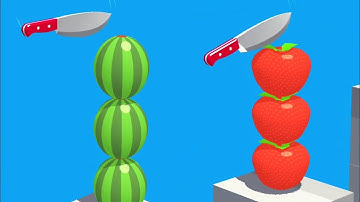 Slice It All Gameplay! Satisfying and Relaxing ASMR Slicing Video