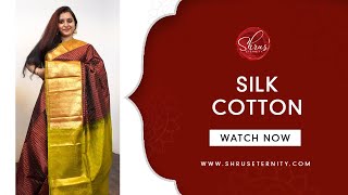 Silk Cotton | Latest Sarees Collections | Shruseternity screenshot 5